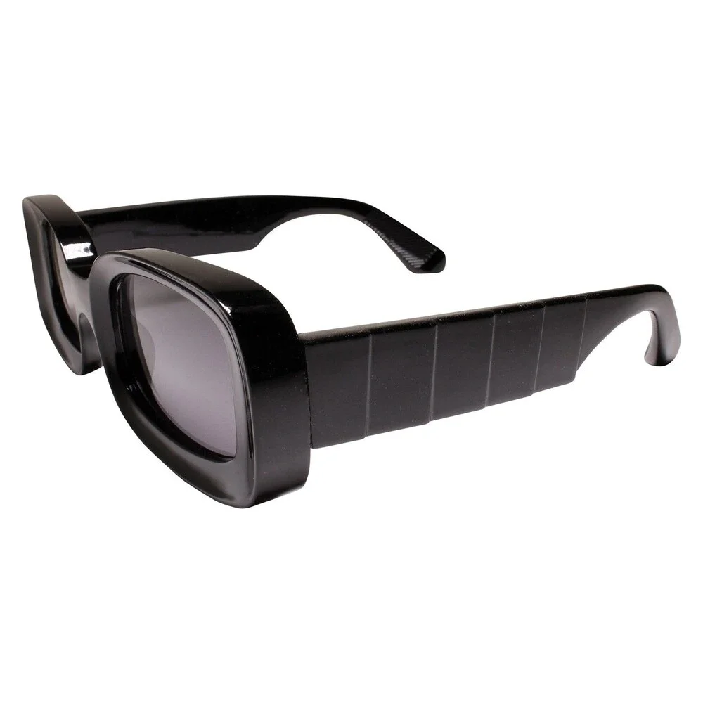 Make a Statement with Bold and Stylish Thick Black Frame Rectangle Sunglasses